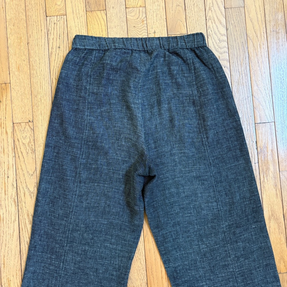 Eileen Fisher Wide Leg Hemp Ankle Crop Pants Cottagecore Petite Small - Picture 9 of 13